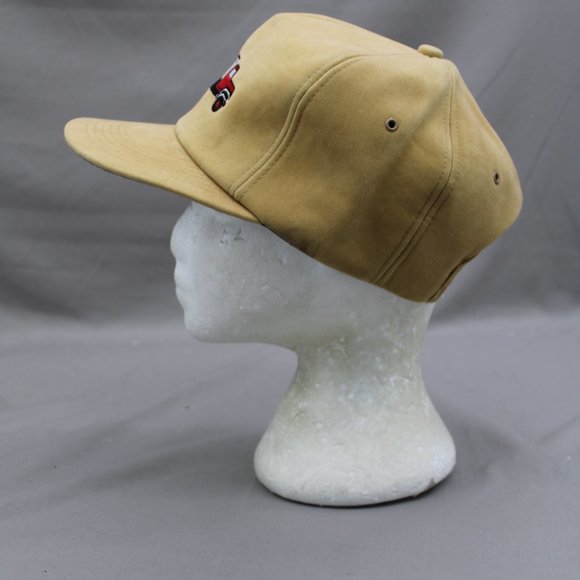 Vintage Faux Suede Farmer Hat - Dodsley Fuels by K Brand - Adult Snapback - Picture 4 of 8